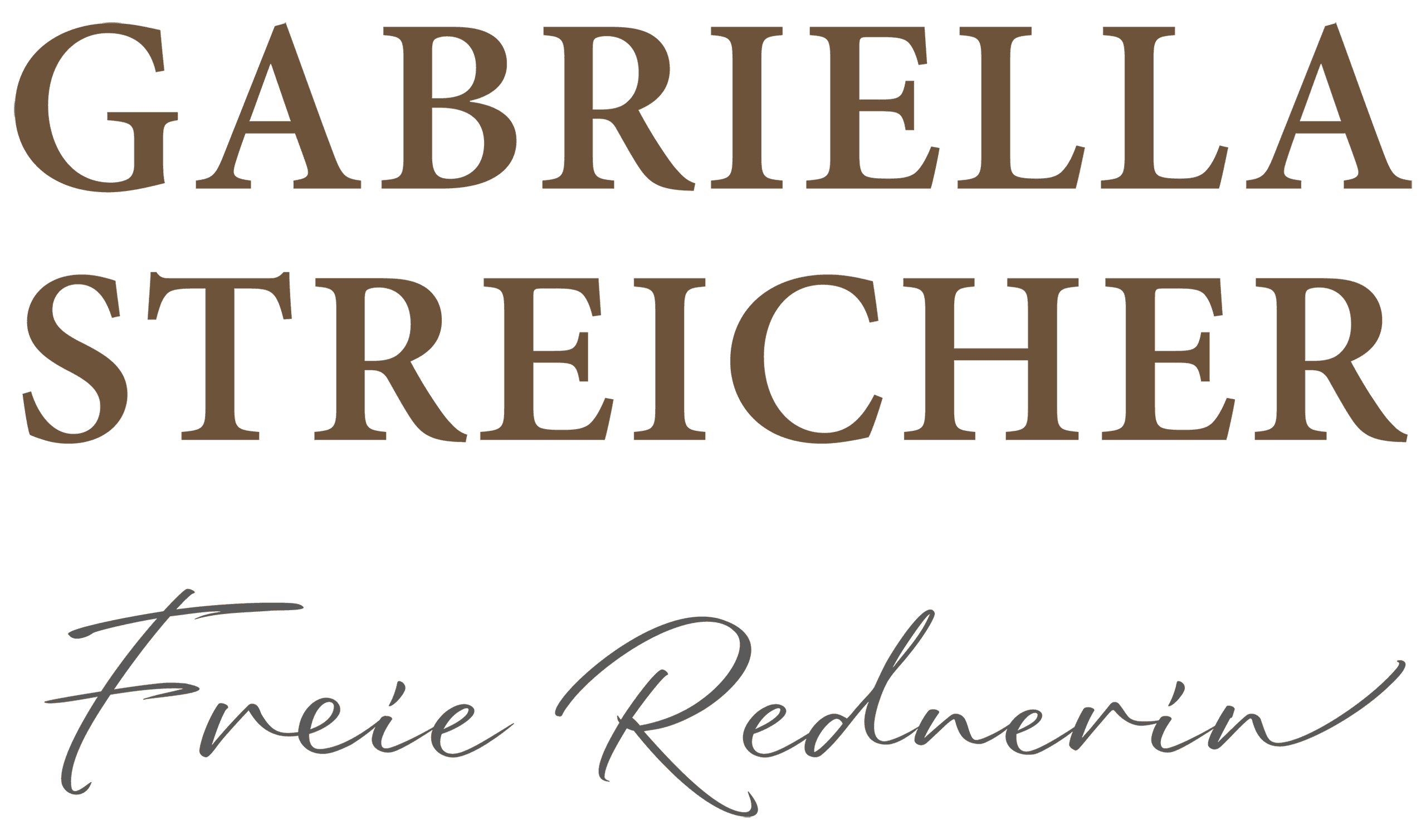Gabriella Streicher – Freie Rednerin